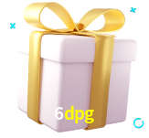 Receba seus bônus de boas-vindas no 6dpg